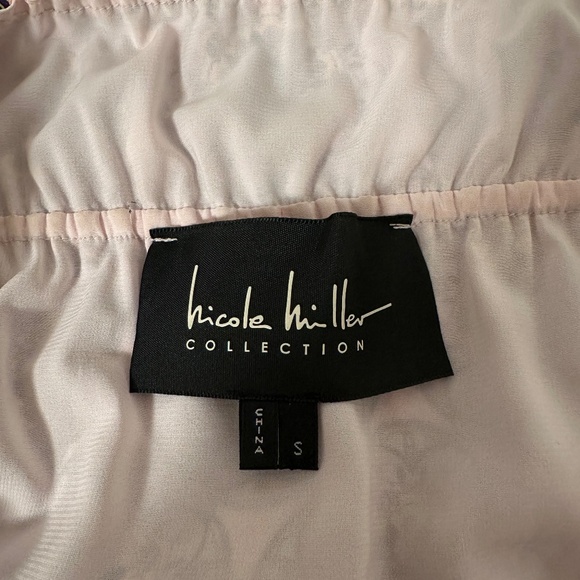 Nicole Miller Silk Long Pink Patterned Dress | Size Small - Picture 7 of 9